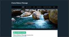 Desktop Screenshot of chenewatsonmassage.com