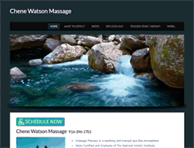 Tablet Screenshot of chenewatsonmassage.com